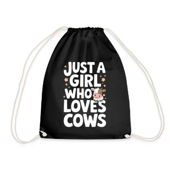 Éleveur de vaches Ferme Éleveur de vaches - Sac de sport léger - noir - Devant
