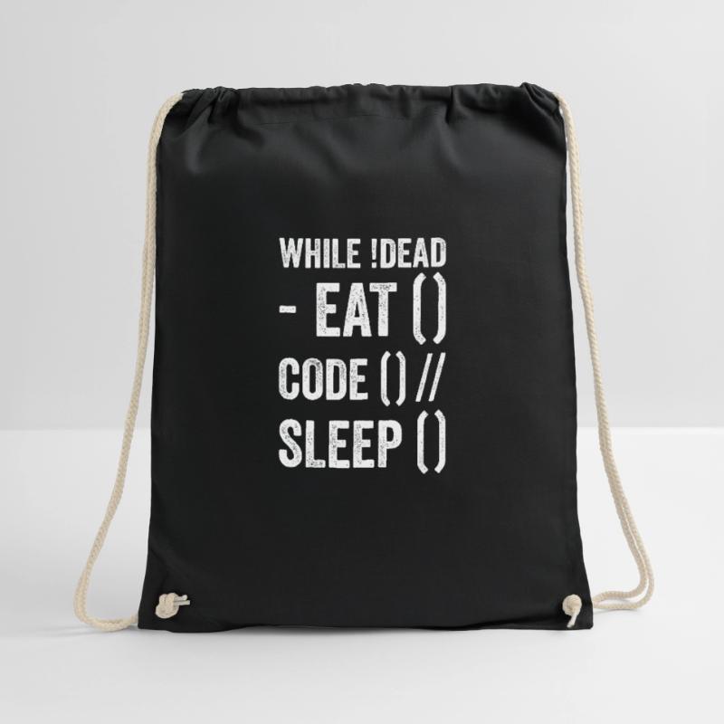 Lustiger Programmierer Entwickler-Code Humor Zitat Turnbeutel