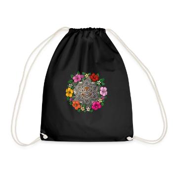 Taino Sun - Drawstring Bag - black - Front