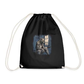 Mythe du chien-loup-garou, Cerberus, Hellhound - Sac de sport léger - noir - Devant