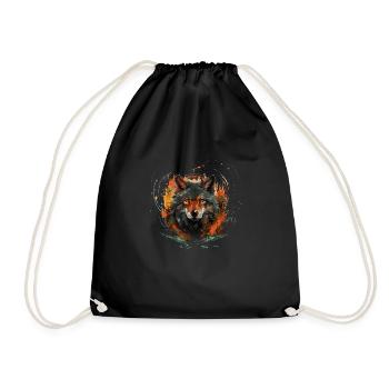 Chien, loup-garou, Cerberus, mythe mythique de - Sac de sport léger - noir - Devant