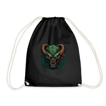 Monster Monster Demon Devil Vampire Guhl Zombie - Sac de sport léger - noir - Devant