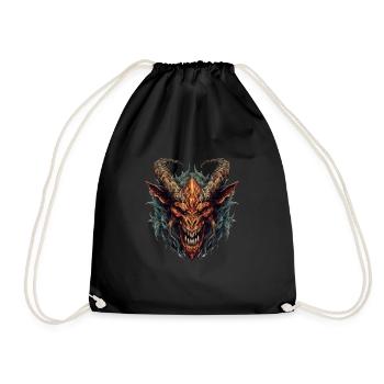 Monster Monster Demon Devil Vampire Guhl Zombie - Sac de sport léger - noir - Devant