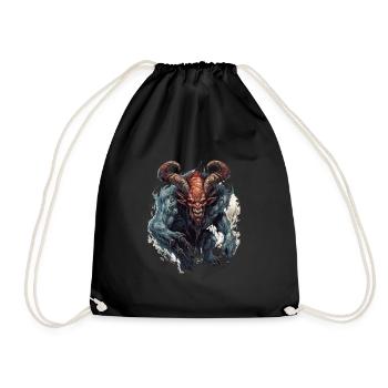 Monster Monster Demon Devil Vampire Guhl Zombie - Sac de sport léger - noir - Devant