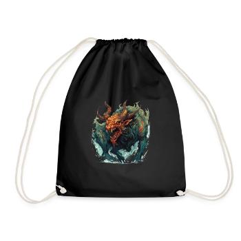 Monster Monster Demon Devil Vampire Guhl Zombie - Sac de sport léger - noir - Devant