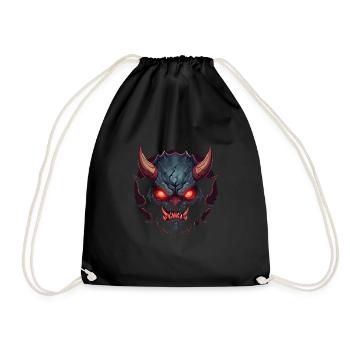 Monster Monster Demon Devil Vampire Guhl Zombie - Drawstring Bag - black - Front
