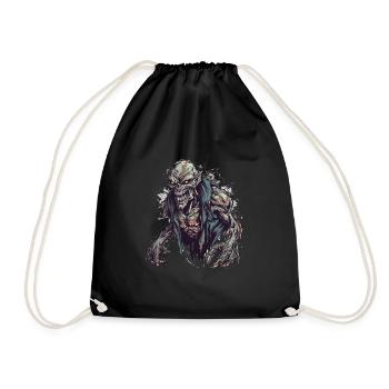 Monster Monster Demon Devil Vampire Guhl Zombie - Sac de sport léger - noir - Devant