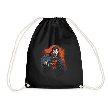 Monster Monster Demon Devil Vampire Guhl Zombie - Drawstring Bag - black - Front
