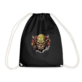 Monster Monster Demon Devil Vampire Guhl Zombie - Sac de sport léger - noir - Devant