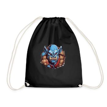 Monster Monster Demon Devil Vampire Guhl Zombie - Sac de sport léger - noir - Devant