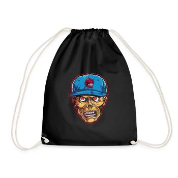 Monster Monster Demon Devil Vampire Guhl Zombie - Drawstring Bag - black - Front