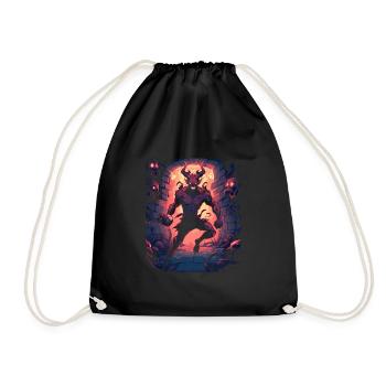 Monster Monster Demon Devil Vampire Guhl Zombie - Sac de sport léger - noir - Devant