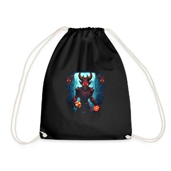 Monster Monster Demon Devil Vampire Guhl Zombie - Sac de sport léger - noir - Devant