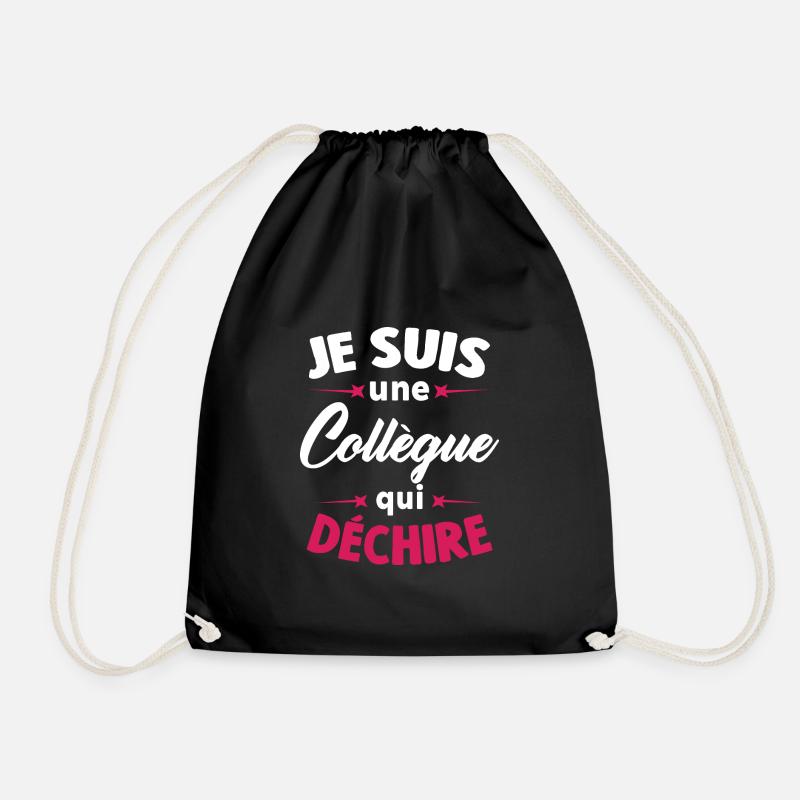 Je suis une collègue qui déchire - Sac de sport léger - noir