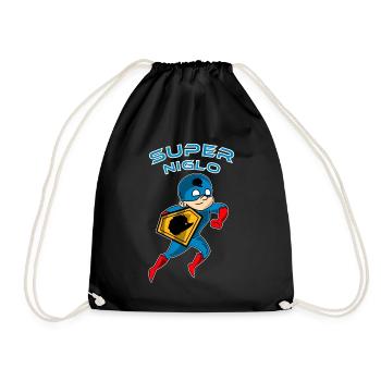 Super niglo / T-shirt gitan - Sac de sport léger - noir - Devant