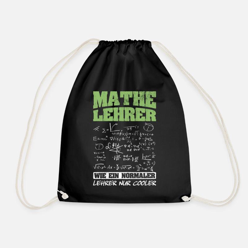 Mathematiker Mathematik Lehrer - Turnbeutel - Schwarz