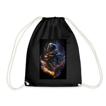 Cosmic Grim Reaper - Drawstring Bag - black - Front