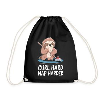 Curling Is The Sport Hairdressers Love für einen - Turnbeutel - Schwarz - Vorne