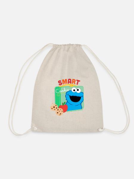Sesame Street Macaron Smart Inscription - Sac de sport léger - - Devant