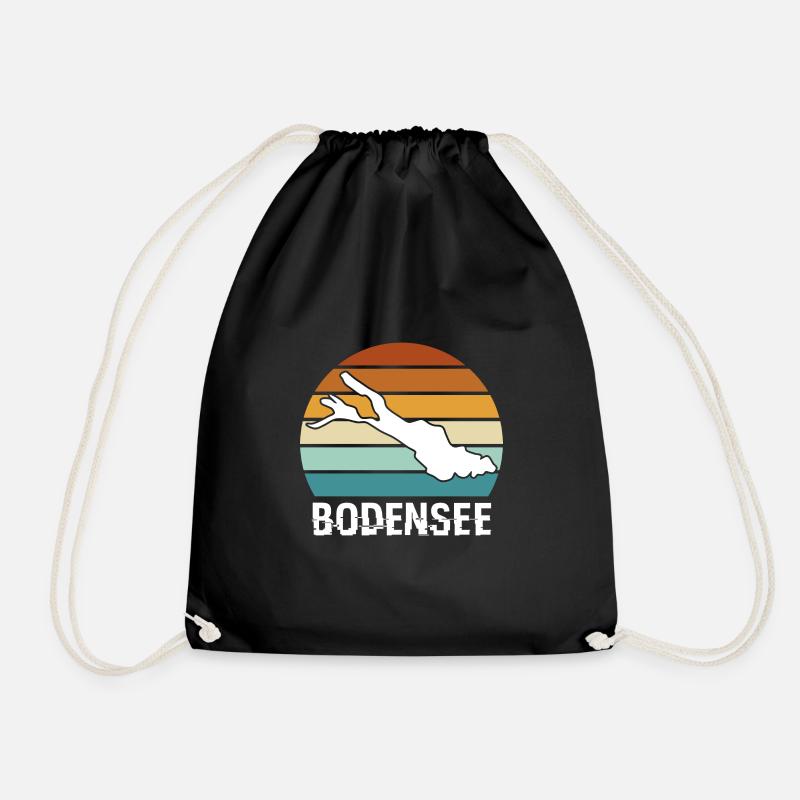Bodensee - Turnbeutel - Schwarz