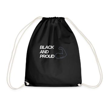 noir et fier - Sac de sport léger - noir - Devant