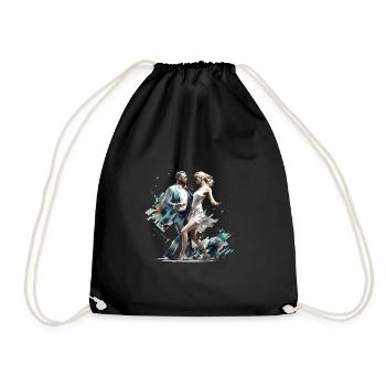 Danser est amusant - Sac de sport léger - noir - Devant