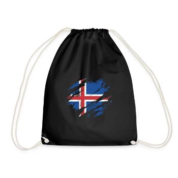 Garçons d’Islande - Sac de sport léger - noir - Devant
