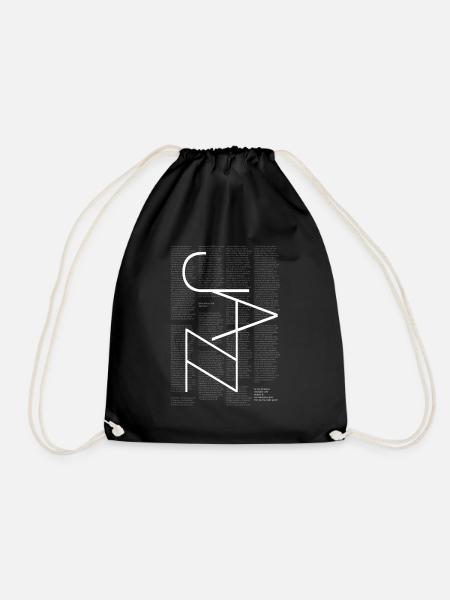 What's Jazz? - Drawstring Bag - black