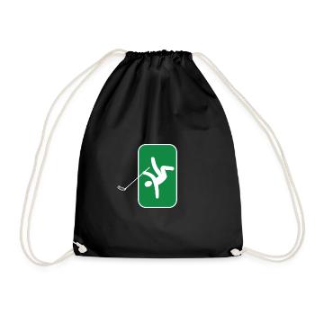 floorball floorball-exit floorball - Drawstring Bag - black - Front
