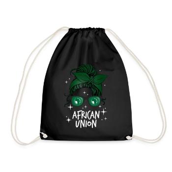 African Union - Drawstring Bag - black - Front