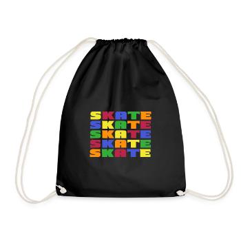 Skater Skateboard SK8 Freestyle Skateboarder - Sac de sport léger - noir - Devant