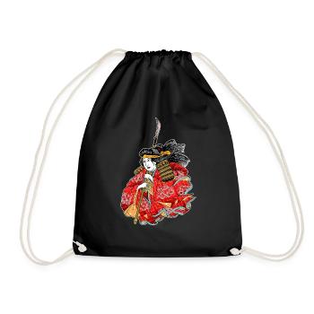 Tomoe Gozen Onna-Bugeisha - Sac de sport léger - noir - Devant