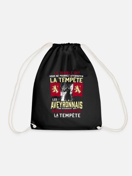 Tempête Aveyronnais - Sac de sport léger - noir