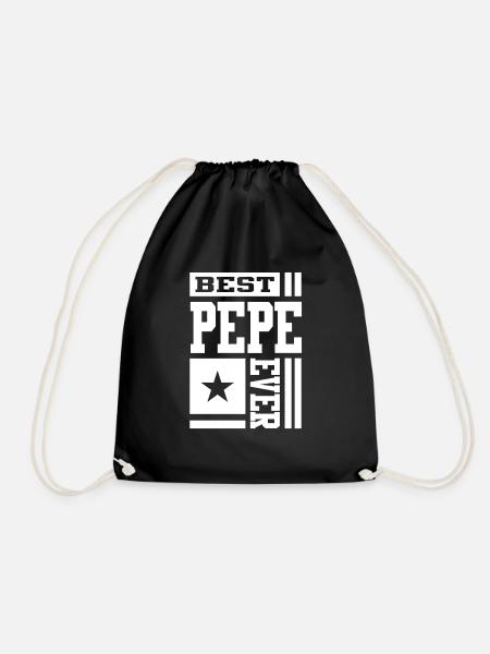 Bestes Pepe - Turnbeutel - Schwarz