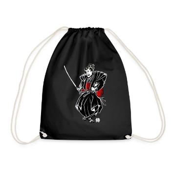 samouraï - Sac de sport léger - noir - Devant