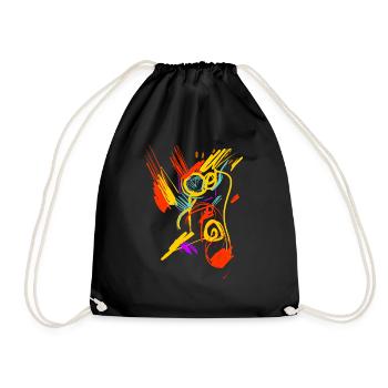 art - Sac de sport léger - noir - Devant