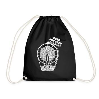 Pyro pour toujours feux d'artifice - Sac de sport léger - noir - Devant