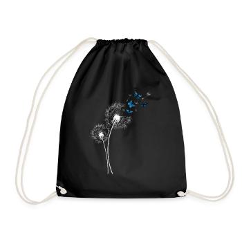 Pusteblume Papillon Femmes Cadeau - Sac de sport léger - noir - Devant