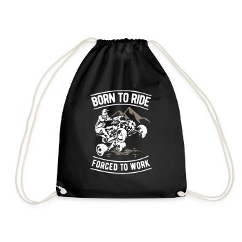 Born to Ride ATV Quad - Sac de sport léger - noir - Devant