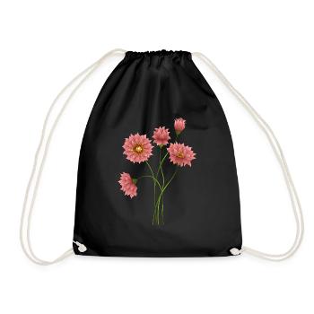 Fleur - Sac de sport léger - noir - Devant