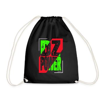 Dz power gift for an Algerian - Drawstring Bag - black - Front