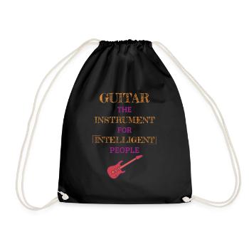 Instrument de guitare pour les gens intelligents Tiger - Sac de sport léger - noir - Devant