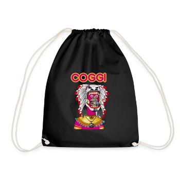 COGGI INDENOSIA - Sac de sport léger - noir - Devant