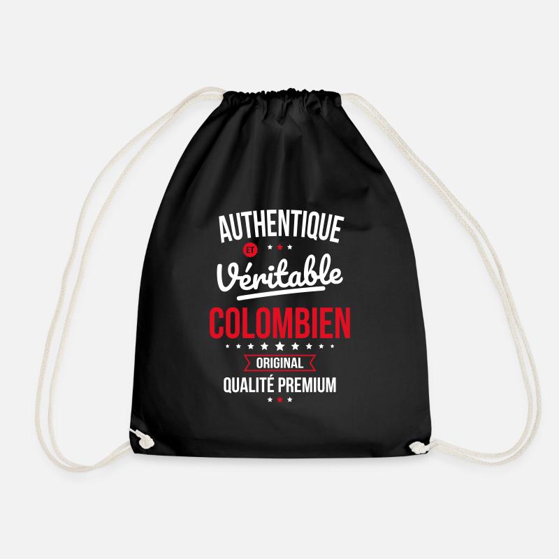 Authentique et véritable Colombien - Original - Sac de sport léger - noir