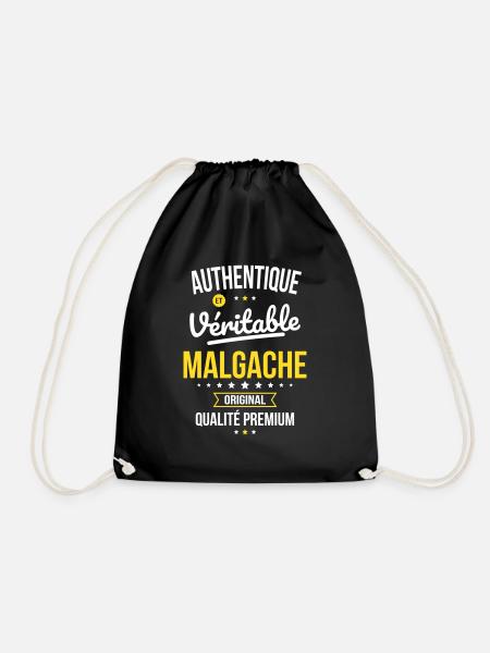 Authentique et véritable Malgache - Original - Sac de sport léger - noir