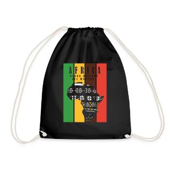 African Black History Month - Sac de sport léger - noir - Devant