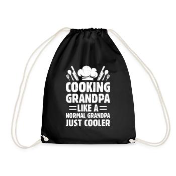 Cuisiner grand-père comme un grand-père normal juste plus frais - Sac de sport léger - noir - Devant