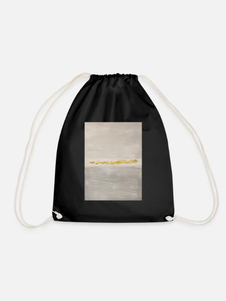 Elegance - Drawstring Bag - black