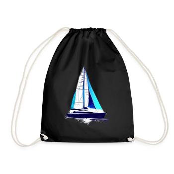 voilier voilier voilier voilier voilier voilier - Sac de sport léger - noir - Devant
