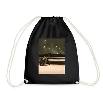Moto neige - Sac de sport léger - noir - Devant